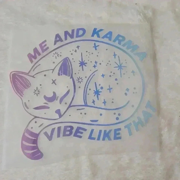 Other - Me and Karma Vibe Like That Taylor Swift Dtf Transfer Ready To Press